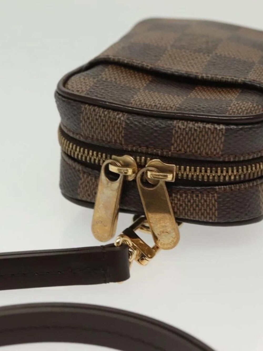LOUIS VUITTON Damier Ebene Etui Okapi PM Pouch N61738 LV Auth - Picture 7 of 15